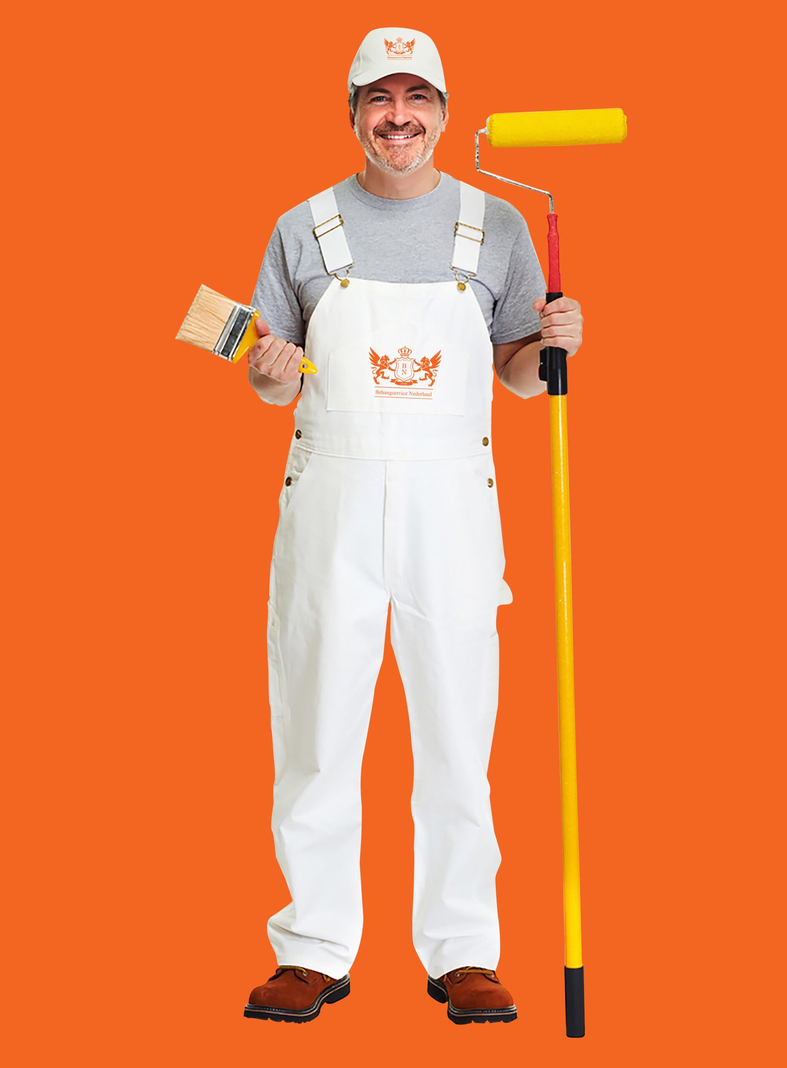 Dit is geert eigenaar van behangbedrijf Behanger Hoorn.